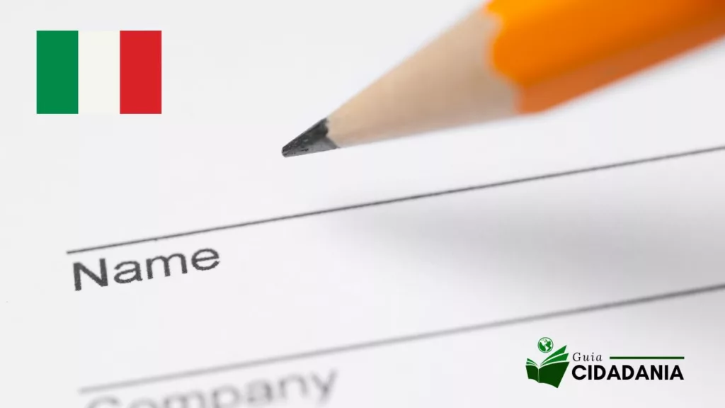 corrigir sobrenome certidoes cidadania italiana